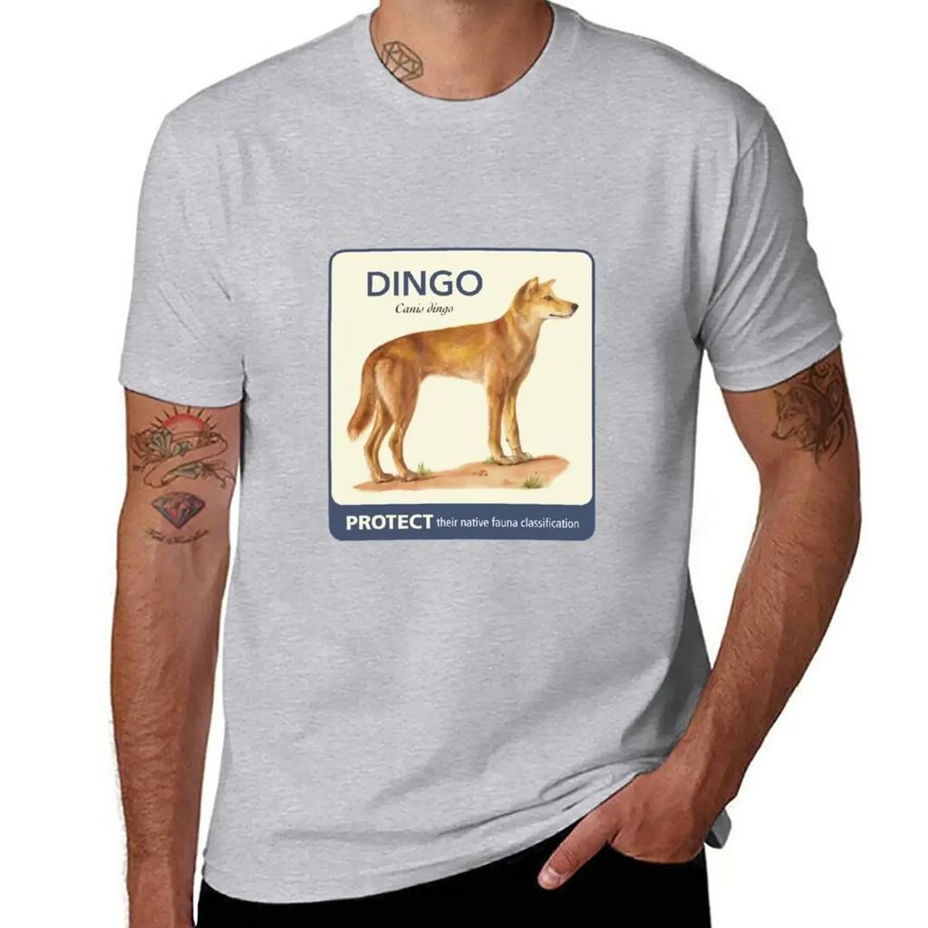 Protect Australian Dingo T-Shirt anime korean fashion quick drying heavy weight t shirts for men