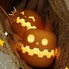 Halloween Pumpkin Night Light Cute Push Up Safety Light Decoration Halloween Bedside Decoration Children Halloween Gift