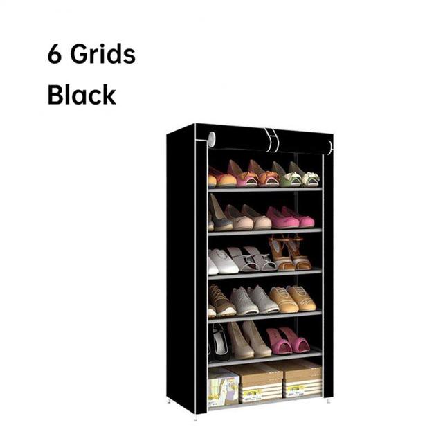 Multi-ayer Shoe Rack Removable Storage Shelf Space-saving Shoe Modern Shoes Organizer Stand Holder Home Furniture Shoe Cabinet