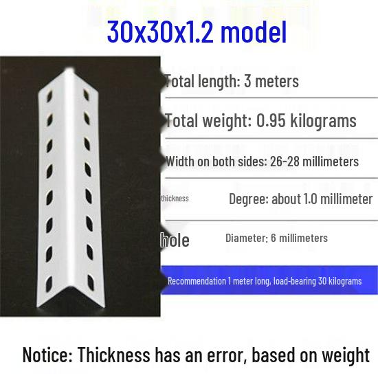 Adjustable Triangle Steel Bracket with Holes for Shelving and Storage