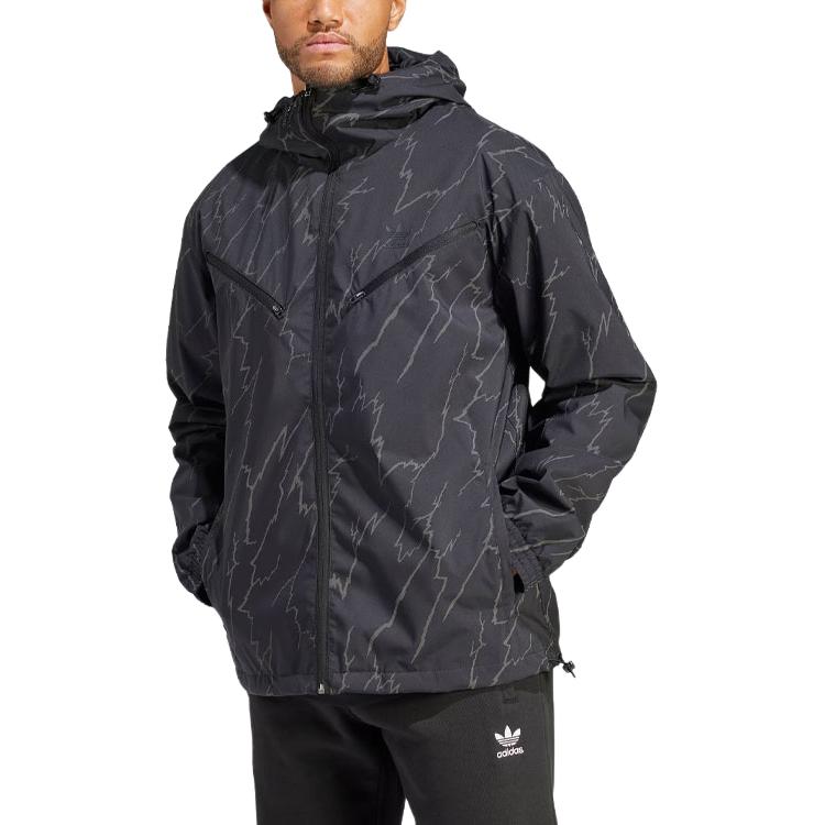 adidas Ветровка с принтом Originals Montreal, мужская куртка, черная IM9878