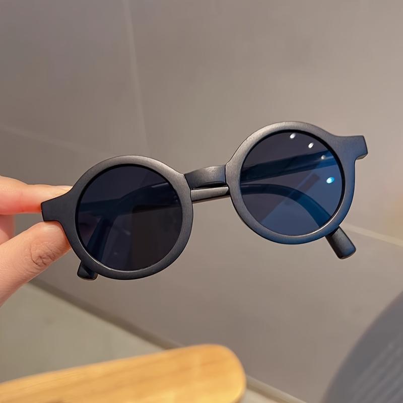Пара складных модных круглых очков для платья, легких и портативных, подходящих для мужчин и женщин, милых, трендовых, подходящих