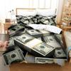 Комплект постельного белья Dollar Single Twin Full Queen King Size Комплект постельного белья Aldult Kid Bedroom Duvetcover Sets 3D Print Money Комплект простыней