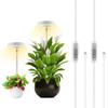 Plant Growing Light Brightness Dimmable 2 4 8h Timing Mini Circle Leds Lamp for Indoor Plants