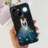 Цветок Бабочка Женская Модная Задняя Крышка Для Tecno Spark GO 1 Spark GO 2025 Чехол Для Телефона Черный Матовый Мягкий ТПУ Силикон