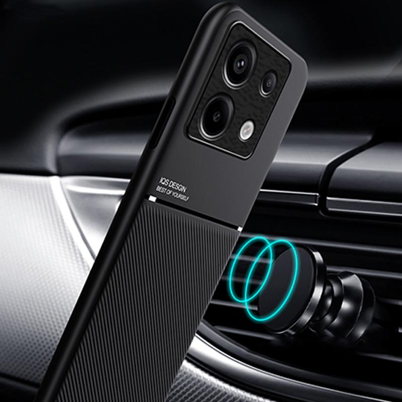 Для Redmi Note 13 Pro 4G Чехол Магнитный Держатель Кожаный Чехол для Телефона Для Xiaomi Redmi Note13 Pro Note 13Pro 4G Ударопрочная Задняя Крышка