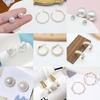 Heart Round Imitation Pearl Butterfly Leaf Tulip Flower Drop Earrings Women Wedding Geometry Jewelry Trend Creative Accessories