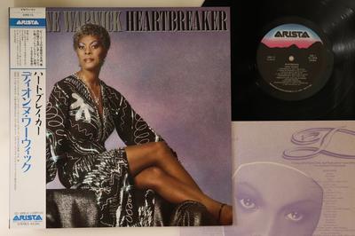 LP Пластинка DIONNE WARWICK - Heartbreaker 20RS73 ARISTA 1982 Япония Оби Соул/Фанк Б/У