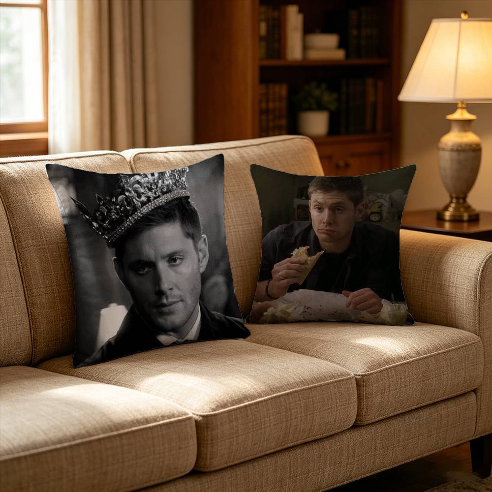 SSupernatural Dean WWinchester Pillow Case Pattern Printed Pillowcase For Living Room Sofa Cushion Cover