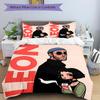 3Pcs Leon Graphic Novel Bedding Set Quilt Cover Pillowcase Home Christmas Xmas Halloween Gift 1 Duvet Cover 2 Pillowcase M929290