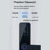 Tuya Smart Lock Замок отпечатков пальцев Дверной замок Клавиатура Дверной замок с ручкой Электронный отпечаток пальца