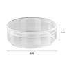Round Storage Box Transparent Jewelry Box Practical Collection Containers  Jewelry Nail Art Biscuit