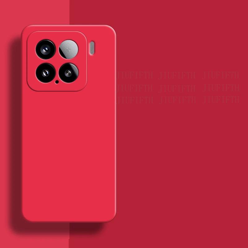 Для Xiaomi 15 5G чехол для телефона Xiomi MI 13 13T 14 14t 15 Pro чехол жидкий силиконовый резиновый противоударный бампер TPU чехлы