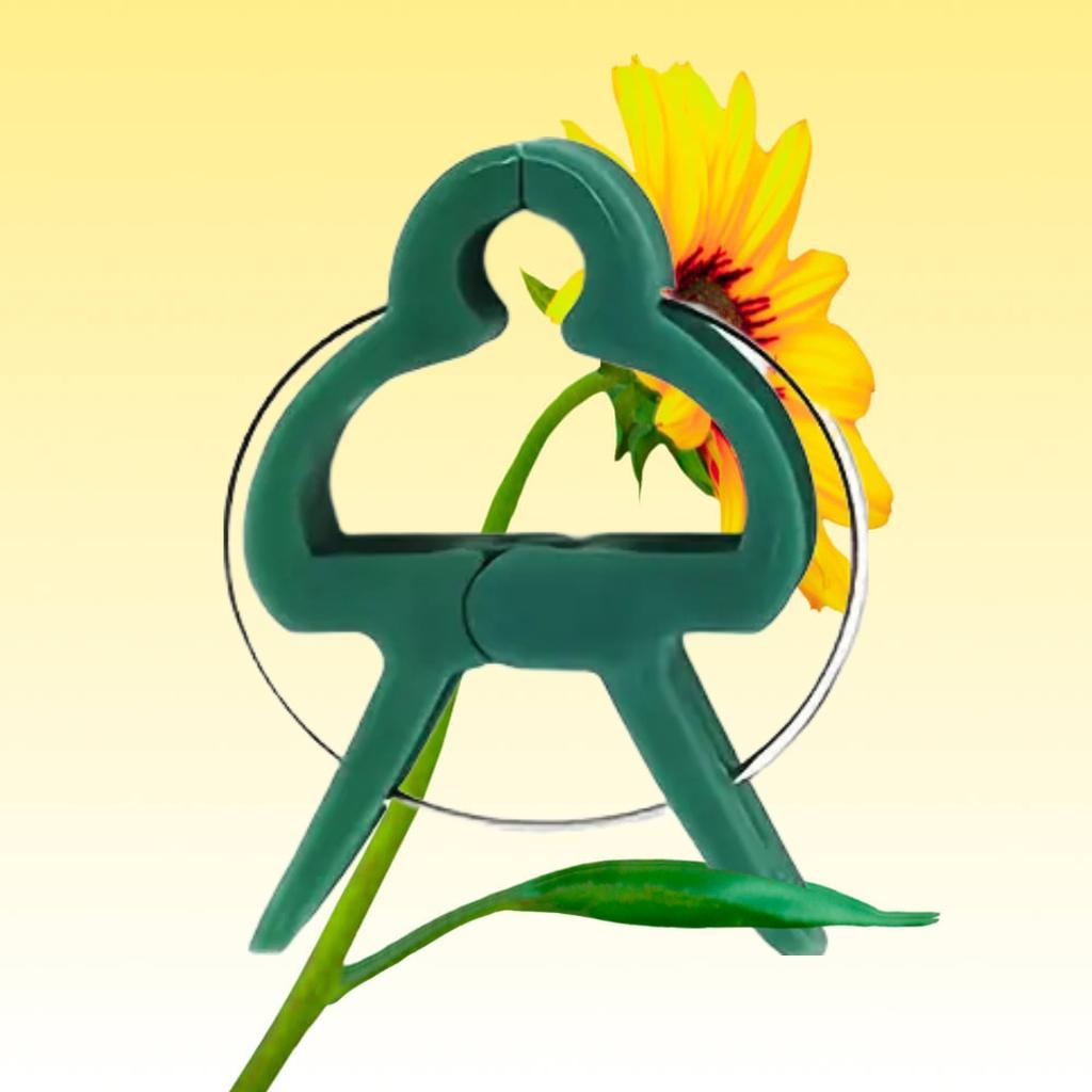 50 шт. Зеленые клипсы для поддержки растений, Клипсы для томатов, огурцов, виноградной лозы, Пластиковые садовые стяжки для растений, Прочный держатель для веток