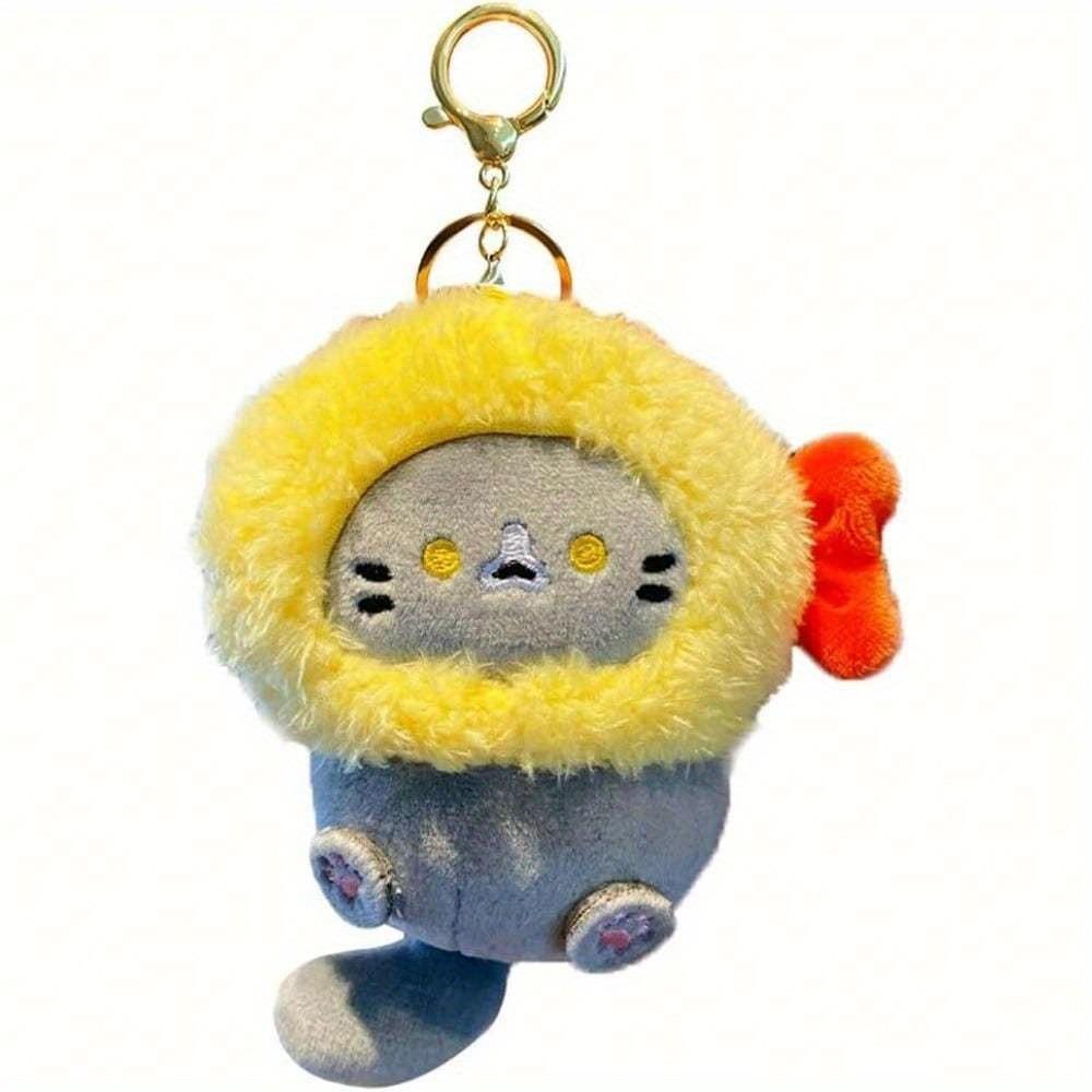 Japanese Style Snapper Keychain Plush Schoolbag Pendant Exquisite Snapper Head Keychain