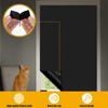 Portable Blackout Blind Black Oxford Cloth Light Blocking Curtain Self-Adhesive Privacy Protect Darkening Curtain for Travel
