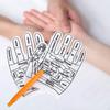 Acupressure Reflexology Tools Set Hands SPA Breathable Reusable with Point Pen