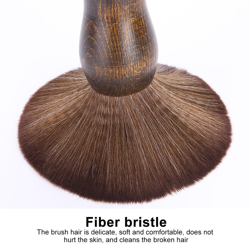 Мягкая щетка для макияжа, щетка для чистки волос на шее, щетка для бритья, инструмент для ухода за волосами
