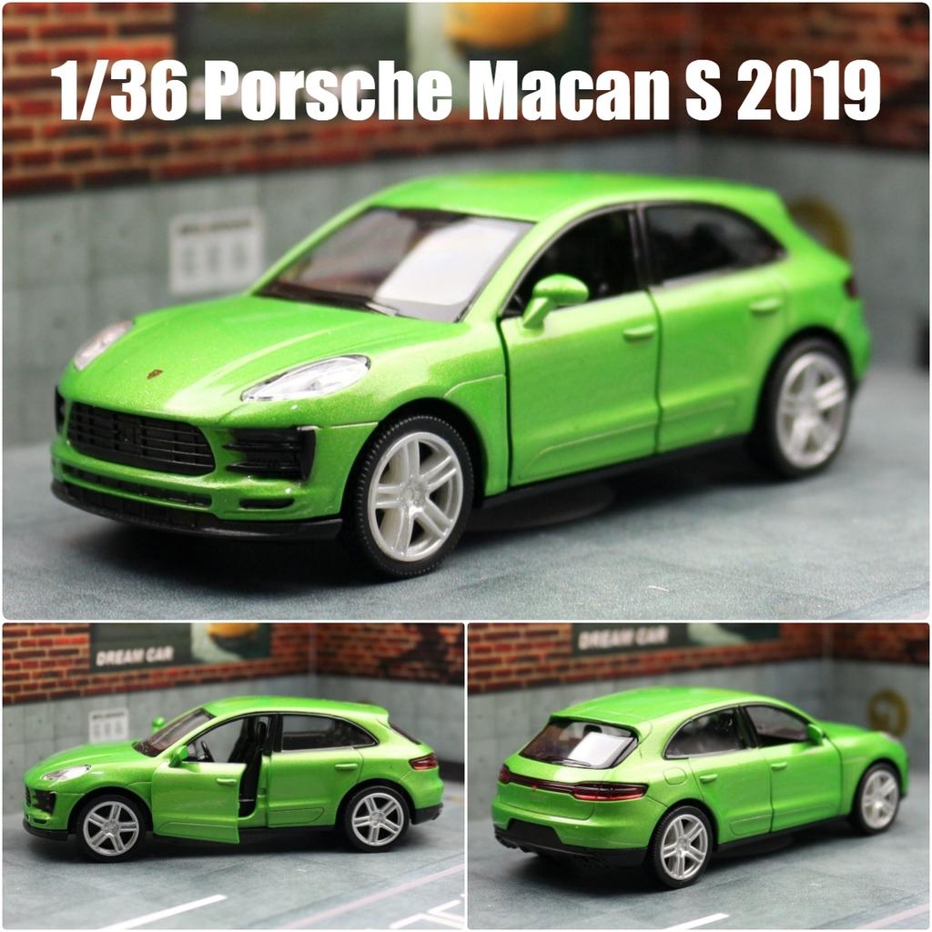 AABKN1 1/36 Porsche Macan SUV Toy Car Model For Children 5'' RMZ CiTY Diecast Sport Miniature Pull Back Collection Gift For Kid Boy