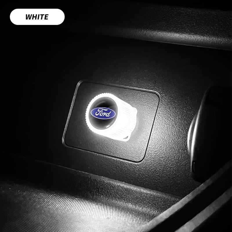 USB LED Car Light Auto Interior Atmosphere Light Emergency Lighting Light For Ford Ranger Focus Kuga Mustang SMAX Transit Mondeo