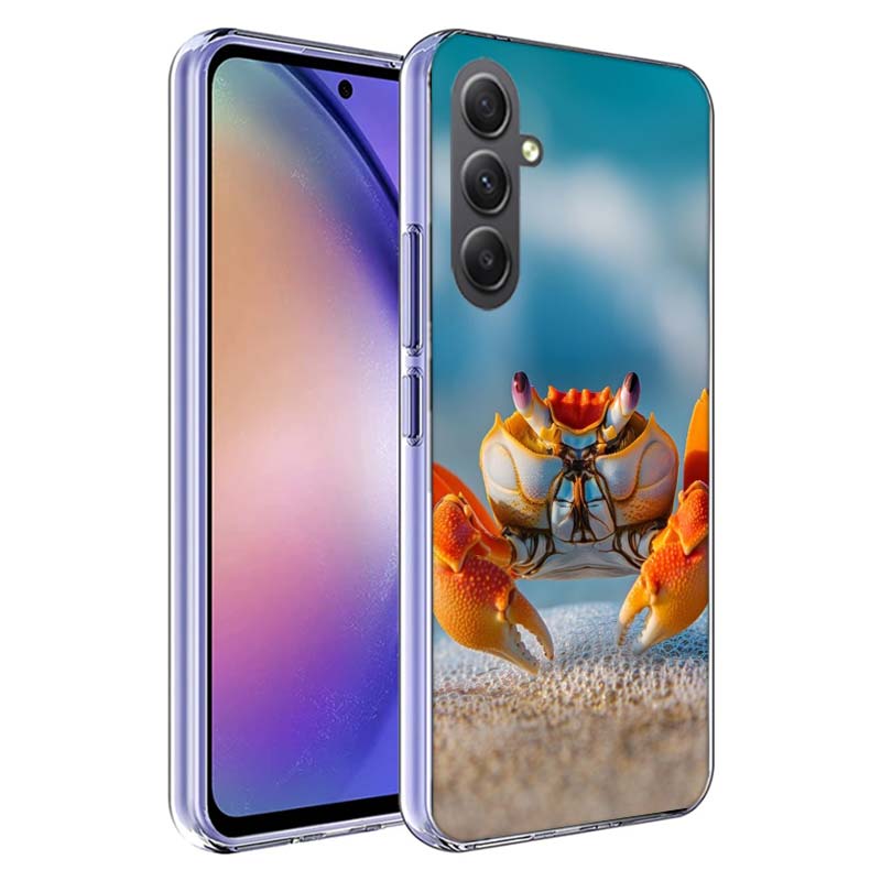 Unique Animal Crab Phone Case for Samsung A17 A37 A57 A07 A16 A26 A36 A56 A06 A02S A12 A22 A32 A52S A04S A14 A24 A34 A54 A03 A13