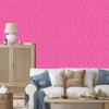 Wallpaper Geometric pattern purple and powder pink 50x1000