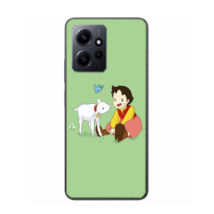 Heidi Cartoon Phone Case For Redmi Note 14 15 Pro 5G 13 12 Pro Plus 11 11T 11E 11S 10 Pro 10S 9 9S Cover Cell Clear TPU Capa Com