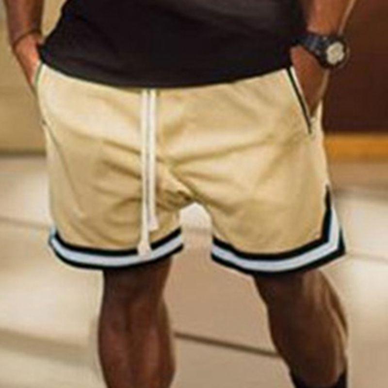 Lightweight Mens Fitness Shorts Perfect For Daily Wear With Comfy Style And Solid Pattern