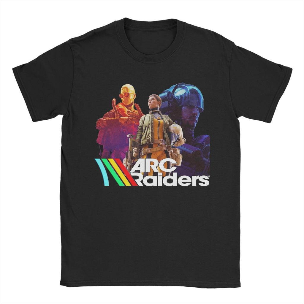 Мужская Женская Футболка с Графикой Arc Raiders Видеоигры Хлопок Верхняя Одежда