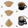 Cone Coffee Filter 8-12 Cup, Unbleached Natural Paper, No Blowout, Disposable for Pour Over and Drip Coffee Maker, 100 Count