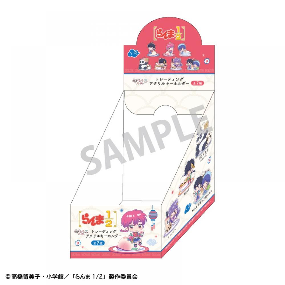 Ranma 1 2 Ranma 1 2 Trading Acrylic Keychain Nabete Party 1box 7pcs