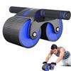 Ab Wheel Roller Automatic Rebound Belly Wheel Mute Abdominal Wheel Exerciser Arm Muscles Bodybuilding Home Gym Fitness Equipment