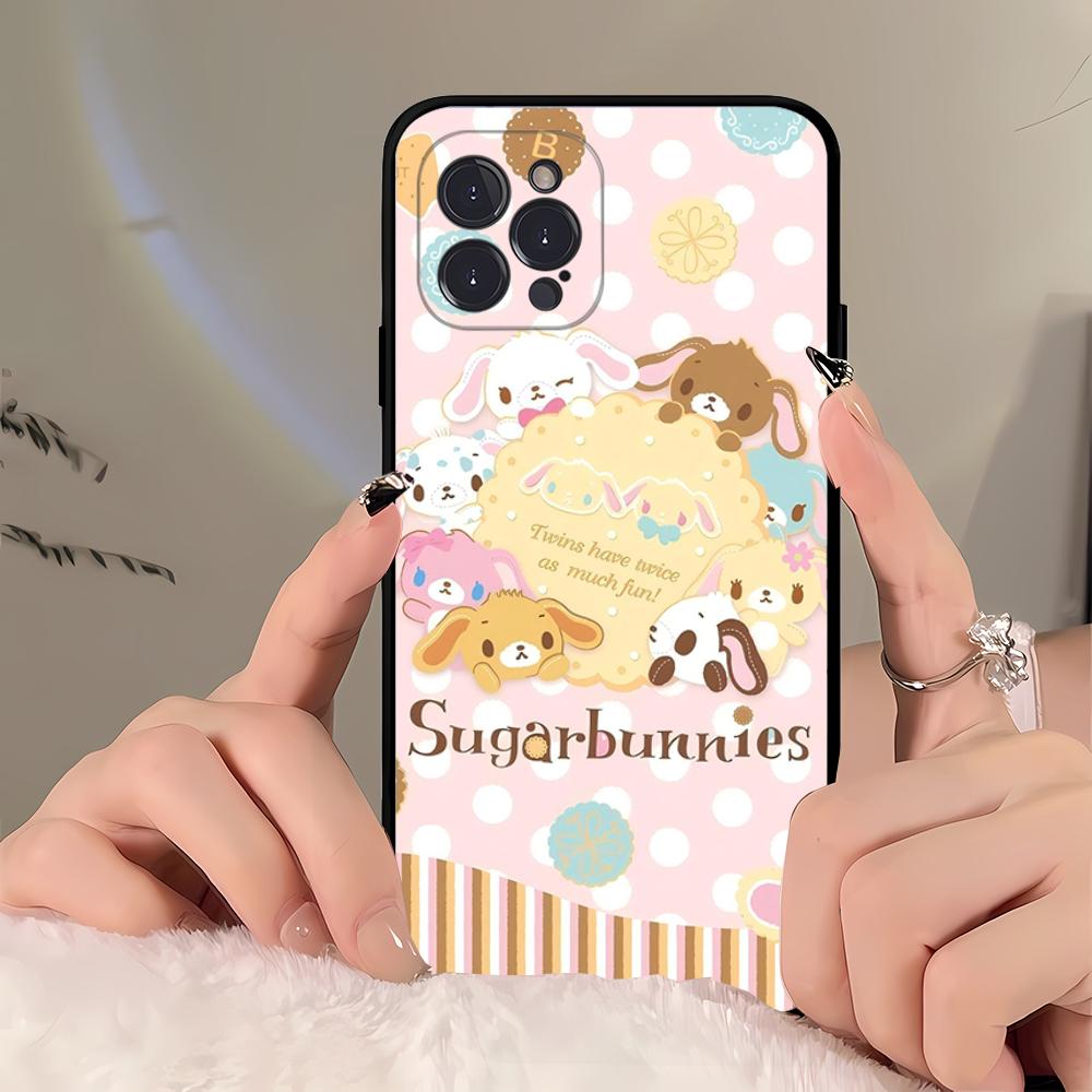 Чехол для телефона S-Sugarbunnies для iPhone 16 15 14 11 12 13 Mini Pro XS Max Чехол 6 7 8 Plus X Funda Shell