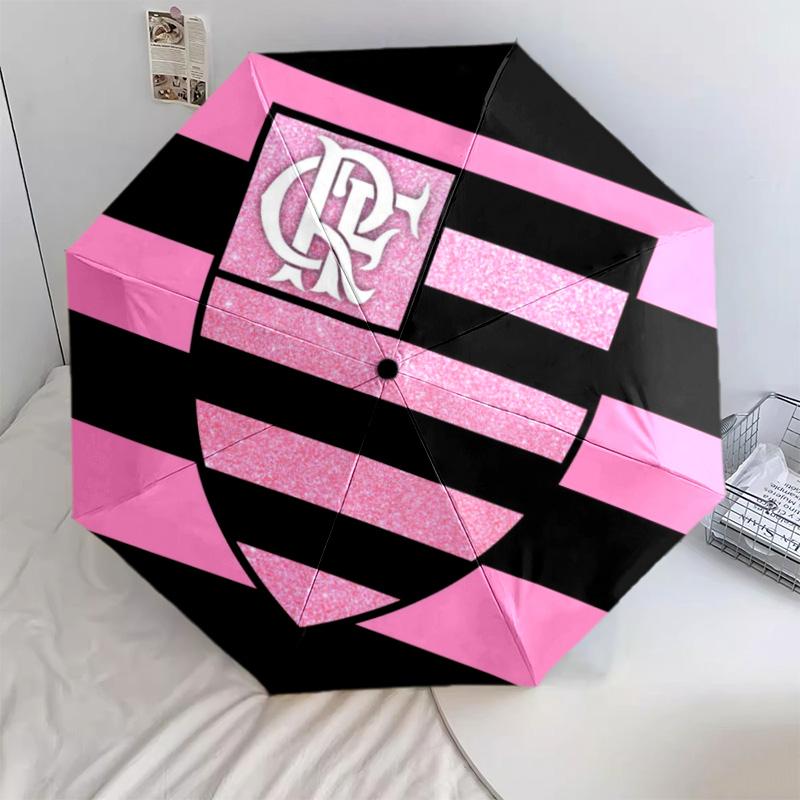 1Pc Broncos Brisbane Team Logo Automatic Umbrella - Suitable Travel Outdoor Portable Umbrella Birthday Gift Daily Essentials