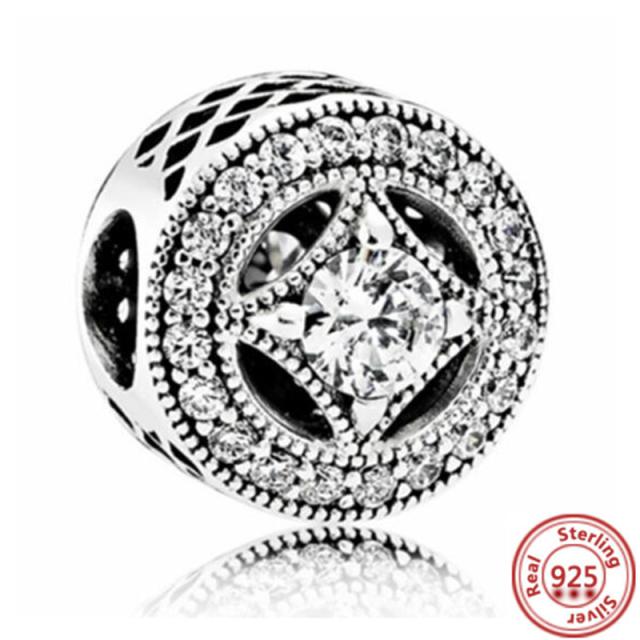 925 Silver Animal Character Love Series Clip Beads Pendant Fit Original  Charm Accessories Bracelet for Women DIY Jewelry