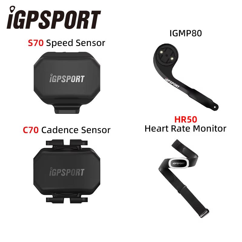 IGPSPORT IGS Датчик скорости Датчик каденса HR50 Пульсометр SPD70 CAD70 Велосипедный держатель для датчиков Велосипедные аксессуары