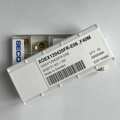 / XOEX120420FR-E06,F40M / Оригинальный подлинный сплав CNC лезвие 10 ШТ