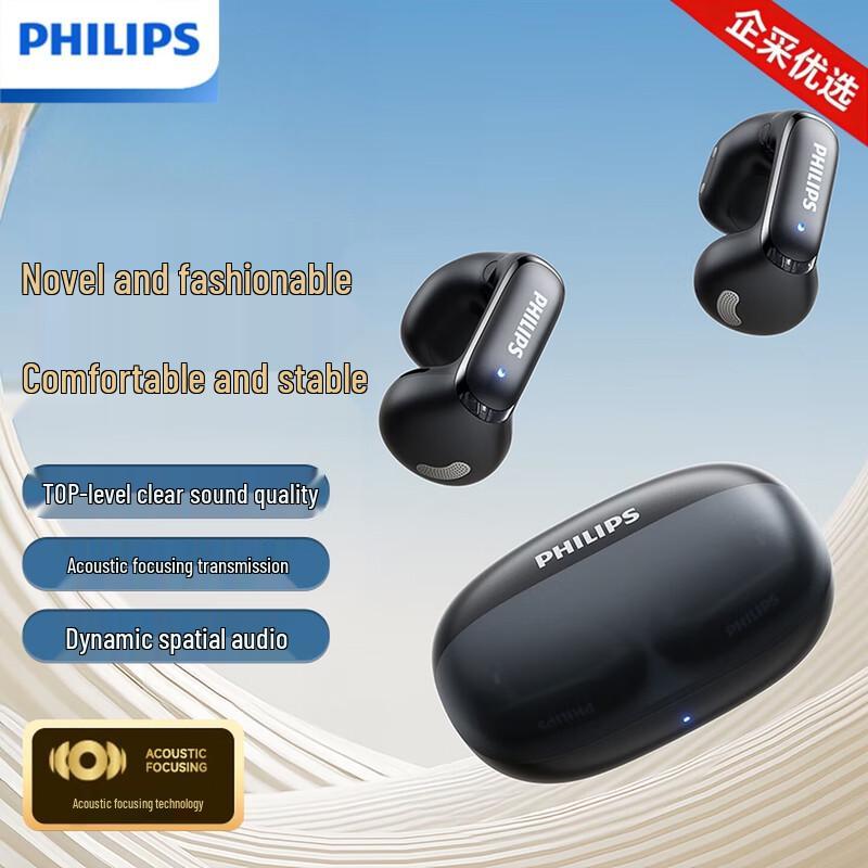 Philips TAT4459 Open-Ear Bluetooth Wireless Earbuds