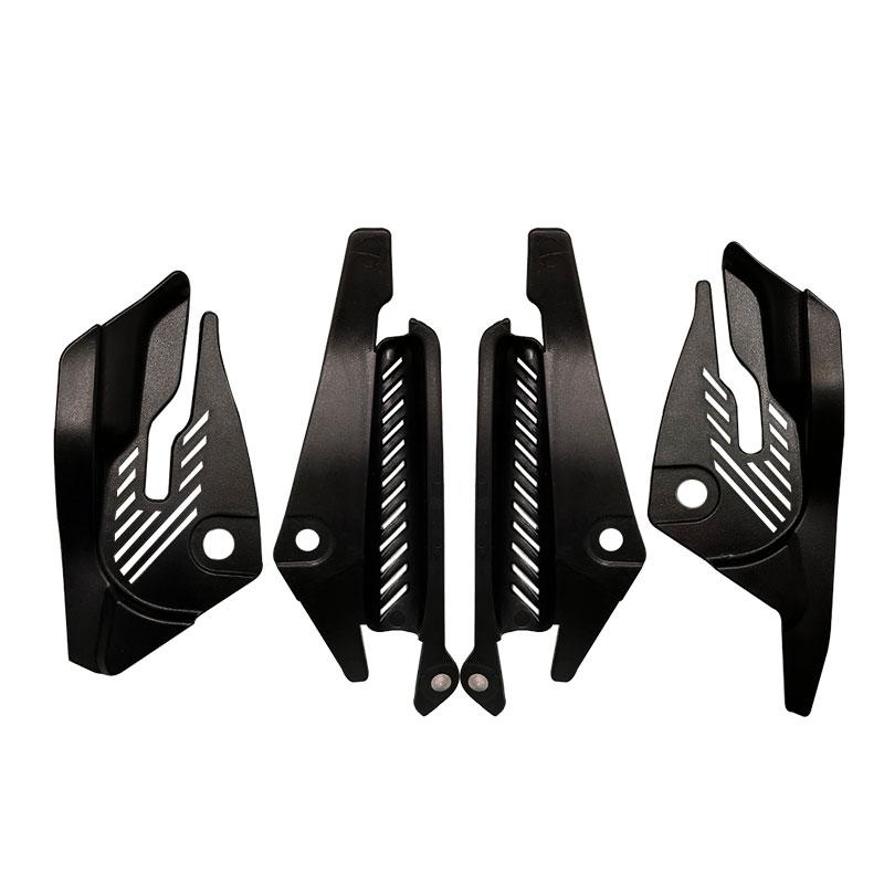 Накладки на водосточные желоба для Volvo XC60 2018-2025 Защита от листьев и мусора, Блокировка, Сливное отверстие дворников, Модифицированный слив, Модернизация, Сливное отверстие капота