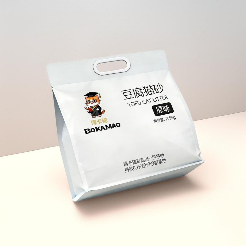Original Flavor Tofu Cat Litter - 5 Jin Deodorizing Plant-Based Pet Supply