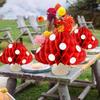 3 Pcs Pulled Paper Lanterns - Mushroom Honeycomb Balls - Party Decorations, 20/30 Cm
