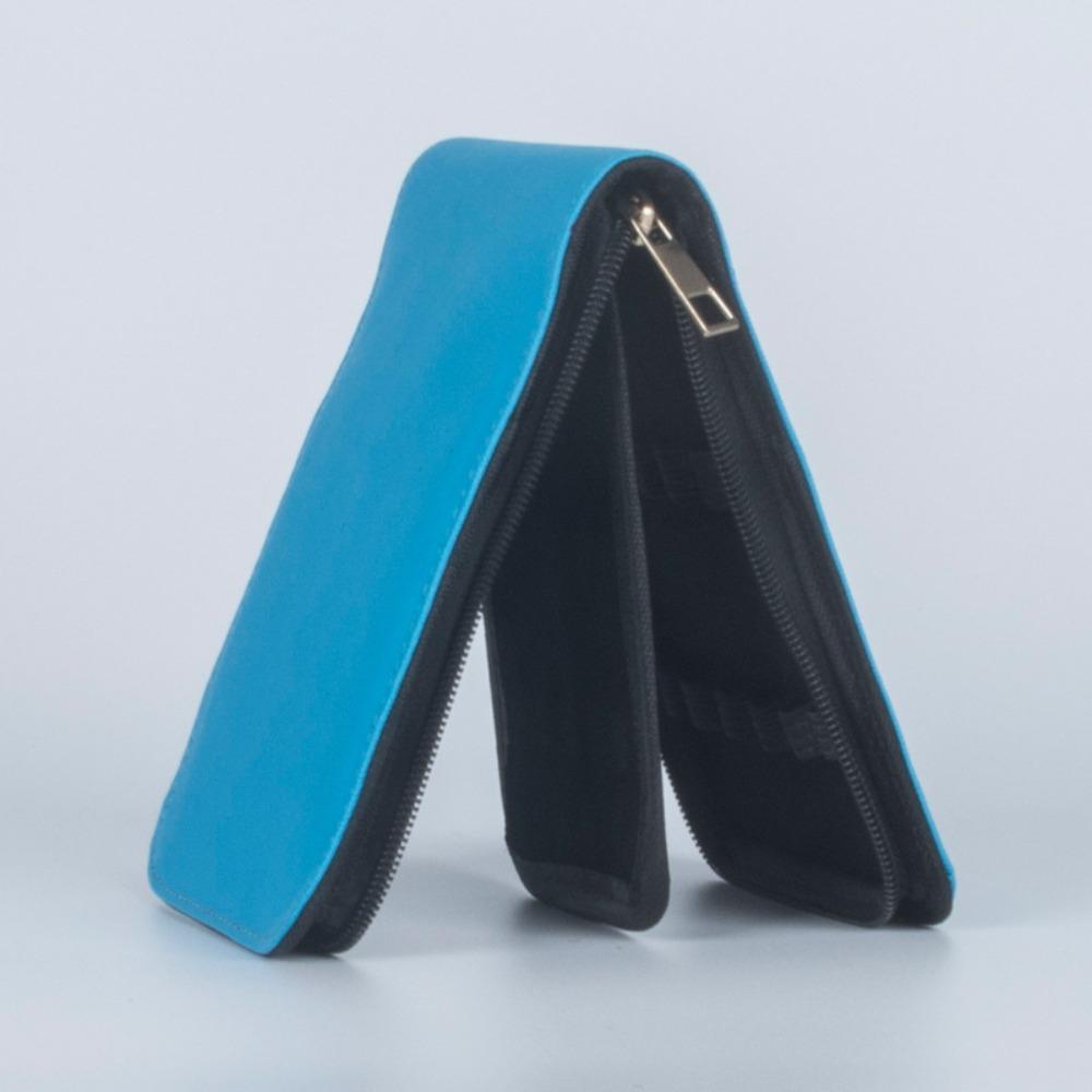 PU Leather Large Capacity Fountain Pencil Case Pen Container Bag High Appearance Pen Storage