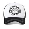 Powerhouse Gym Графическая бейсболка Мужчины Женщины Лето Харадзюку Повседневные кепки Фитнес Винтажная Спортивная шляпа Дышащая сетка Солнцезащитные шляпы