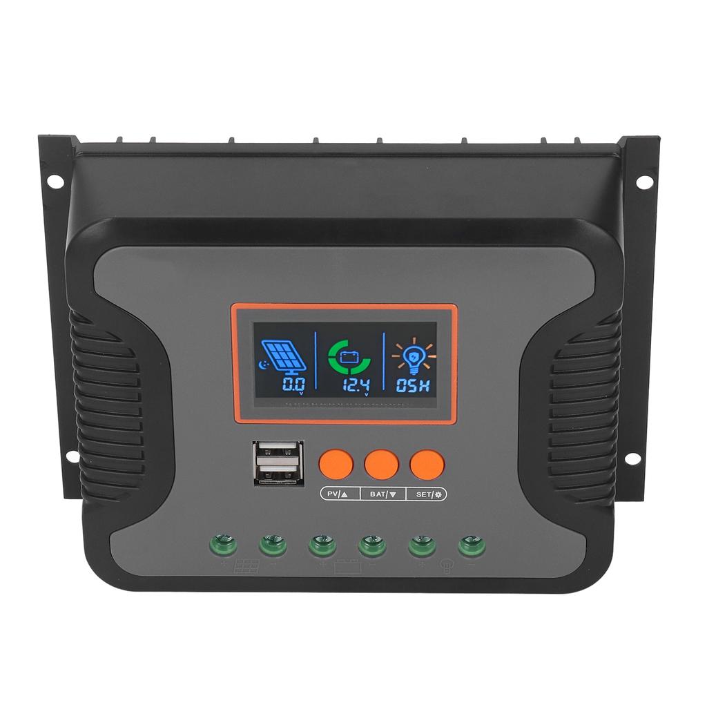 PowMr PWM контроллер солнечного заряда 60A 12V 24V 36V 48V 2 USB порта регулируемый ЖК-дисплей AGM Gel