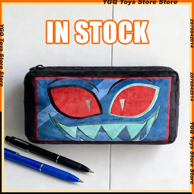 In Stock Hazbin El Vox Plush Doll Bag Pencil Case Coin Purse Cute Anime Peripherals Toy Birthday Christmas Gift