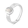 Серебряное кольцо с опалом 0.167ct (2106852) 2.88 гр. 925 пробы