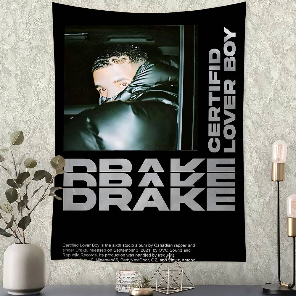 Singer DDrake For Hip Hop Hippie Wall Hanging Tapestries Bohemian Wall Tapestries Mandala INS Home Decor