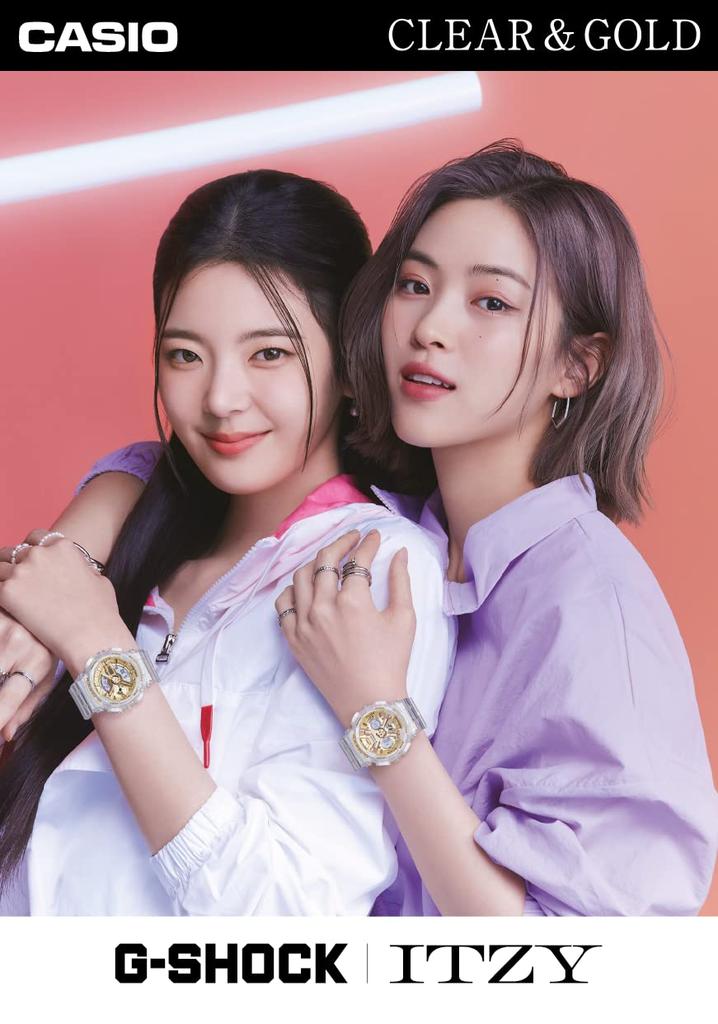 [Casio] Часы G-Shock среднего размера, модель GMA-S110SG-7AJF, женские, прозрачные, скелетонированные