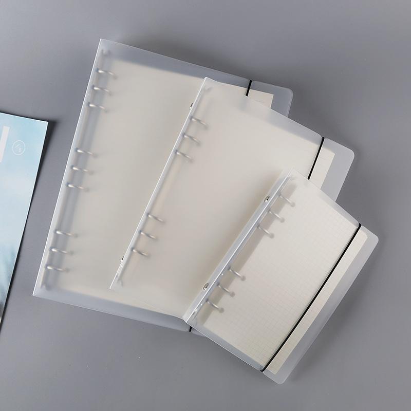 Diary A7 A6 A5 Transparent Loose Leaf Binder Notebook Inner Core Cover Note Book Journal Planner Office Stationery Supplies