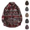 Retro Ethnic Long Sleeved Shirt Men'S Street Loose Fashion Jacket